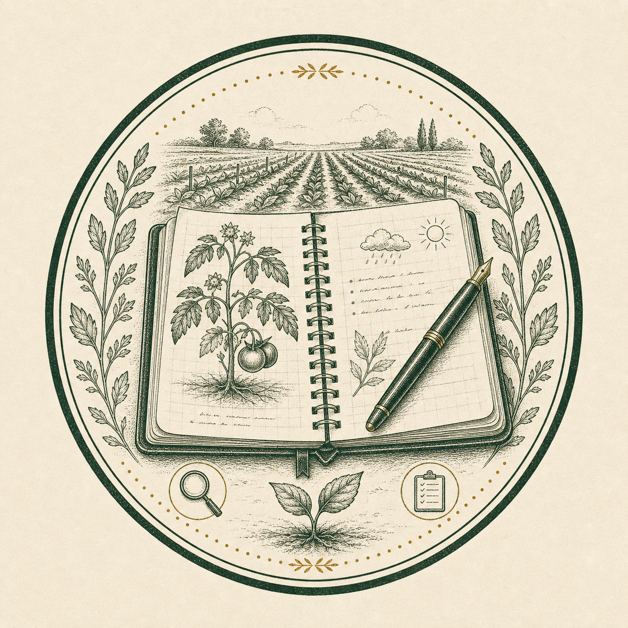 Grow Blueprints journal seal